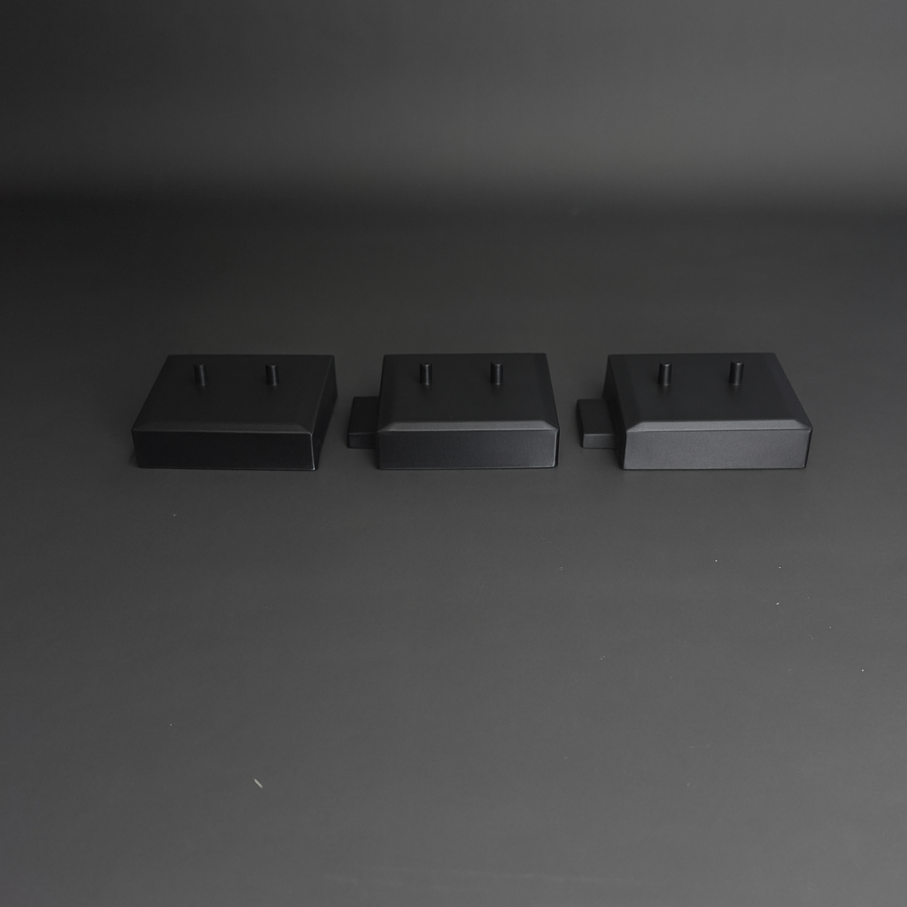 Figure Floor modular display block showing the interlocking edge design.