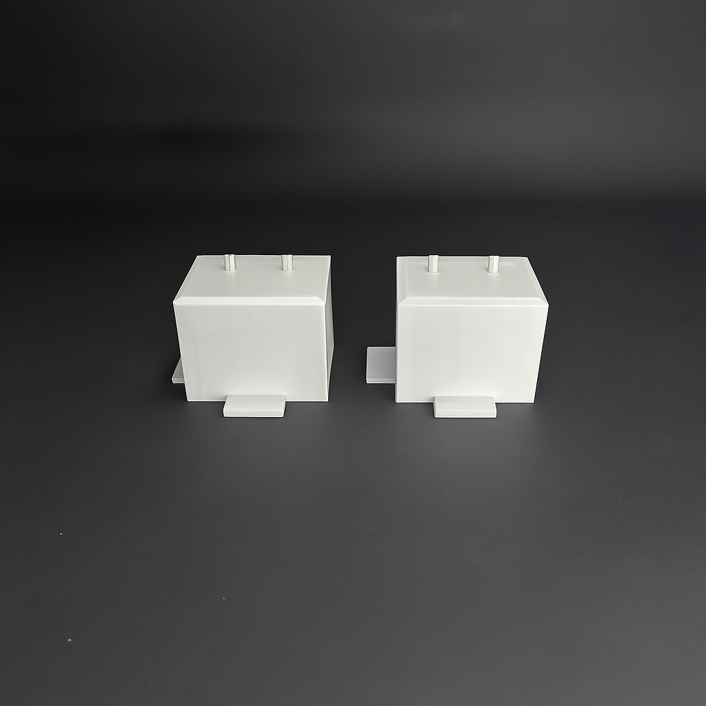 Figure Floor modular display block showing the interlocking edge design.