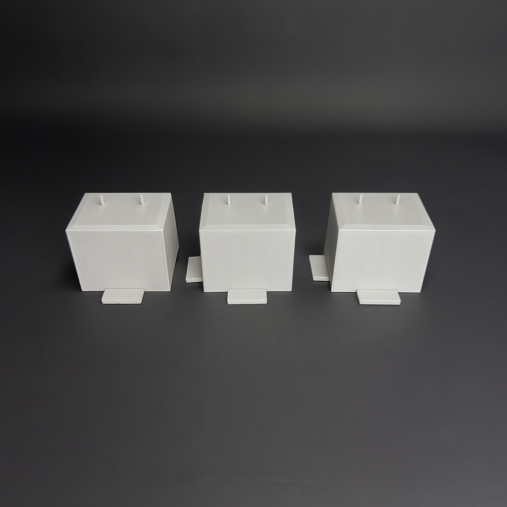 Figure Floor modular display block showing the interlocking edge design.