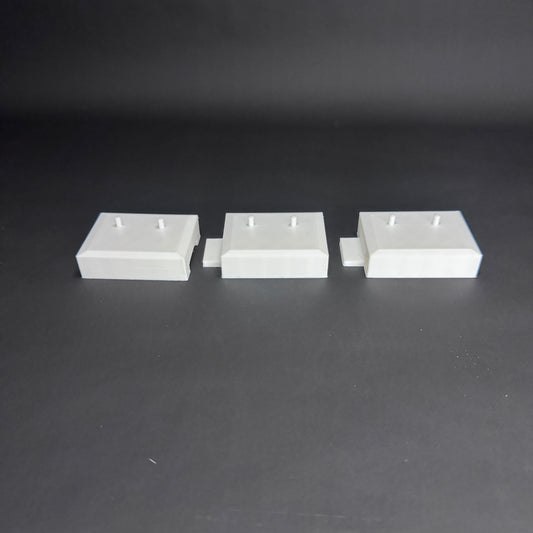 Figure Floor modular display block showing the interlocking edge design.