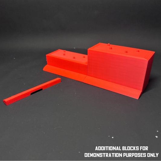 Figure Floor modular display block showing the interlocking edge design.